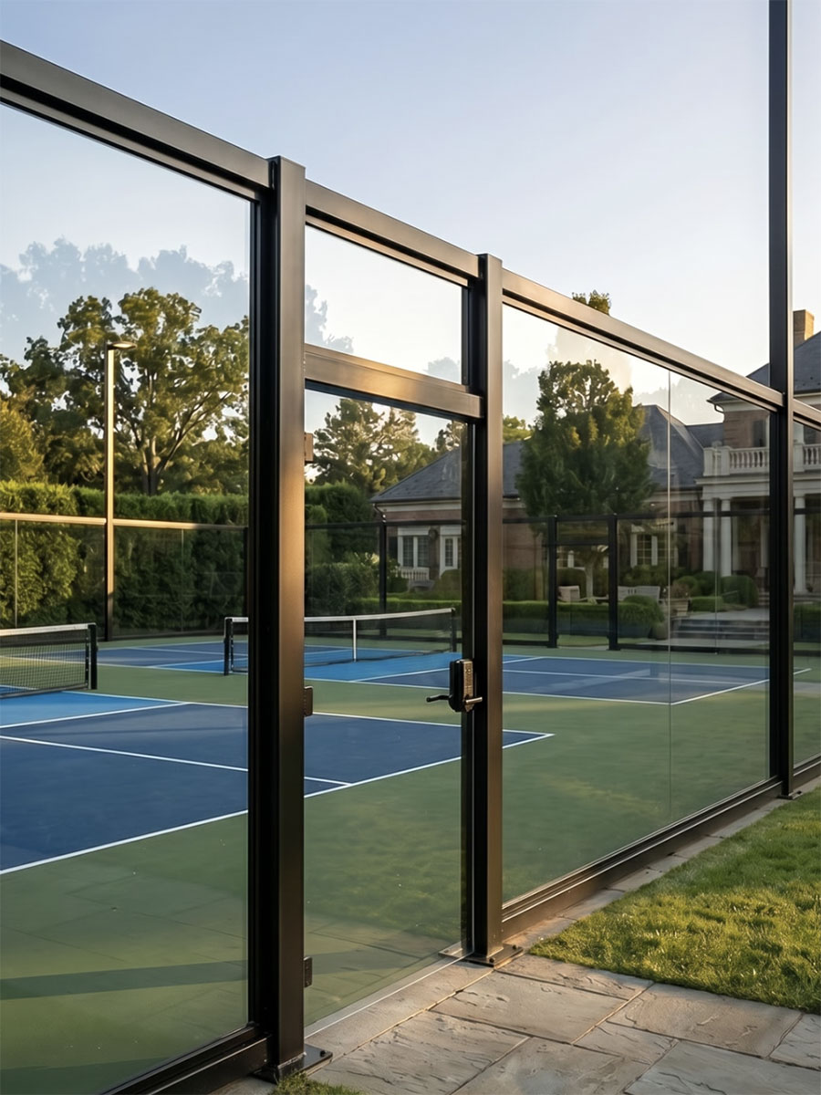 Indoor courts built on the PICKLEGLASS platform